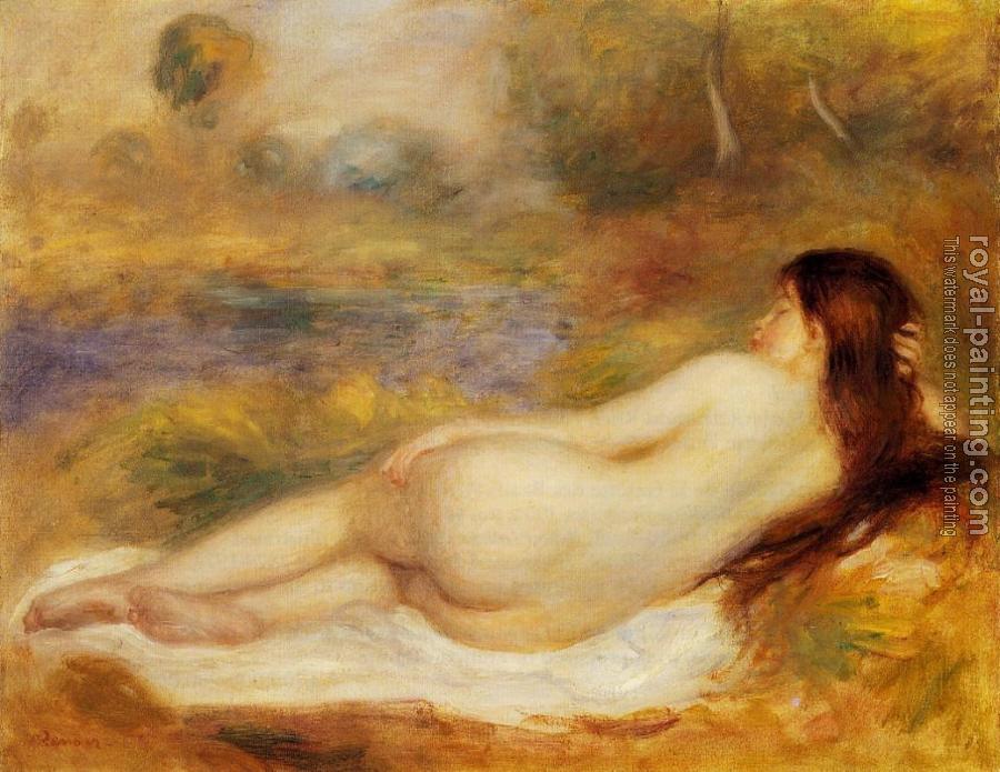 Pierre Auguste Renoir : Nude Reclining on the Grass
